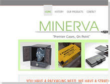 Tablet Screenshot of minervacustomproducts.com